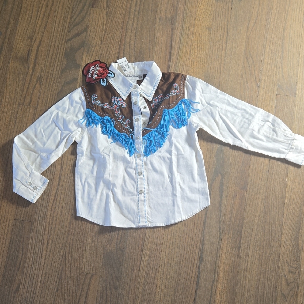 White and Brown Button Down Shirts with Crisp Fabric